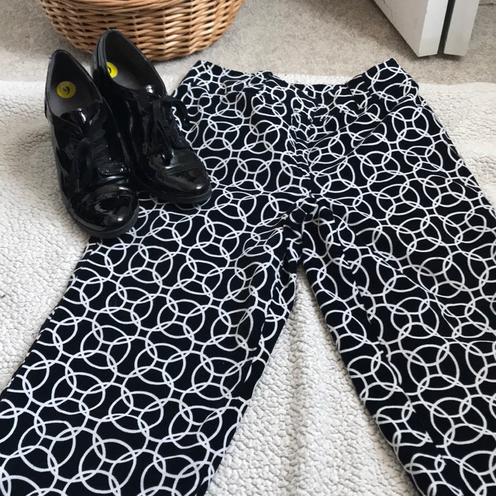 Talbots velour stretch slacks